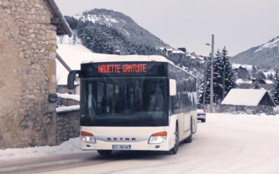 Mise en route de la navette de Gresse-en-Vercors